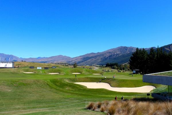 The stunning location of The Hills golf course in Queenstown,